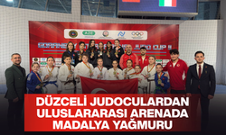 DÜZCE’NİN GENÇ JUDOCULARI AZERBAYCAN’DA ZİRVEYE ÇIKTI