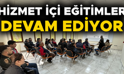 VETERİNER İŞLERİ TEKNİK PERSONELİ BİLGİLENDİRİLDİ