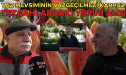 PAZARYERLERİNDE DİLİMLE KARPUZ SATIŞI DÖNEMİ BAŞLADI