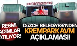 DÜZCE BELEDİYESİ’NDEN KREMPARK AVM AÇIKLAMASI