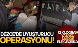İSTANBUL’DAN, ANKARA’YA UYUŞTURUCU TAŞIYAN ARAÇ DÜZCE’DE YAKALANDI