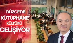 BAŞKAN ÖZLÜ: DÜZCE KÜTÜPHANELER ŞEHRİ OLACAK