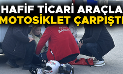 MOTOSİKLETTE BULUNAN 2 KİŞİ YARALANDI