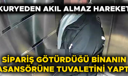 GÖRÜNTÜLERİN ORTAYA ÇIKMASI İLE ASANSÖRÜ TEMİZLETTİLER