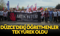 OKULDAKİ KANLI SALDIRI PROTESTO EDİLDİ