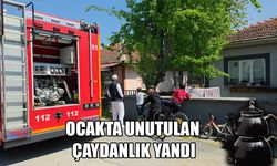 İTFAİYE EKİPLERİ YANGINI BÜYÜMEDEN SÖNDÜRDÜ
