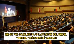 BELGESELİ İZLEYENLERİN GÖZYAŞLARI SEL OLDU