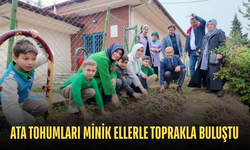 DÜZCE’DE 550 ÖĞRENCİYE 1.200 FİDE DAĞITILDI