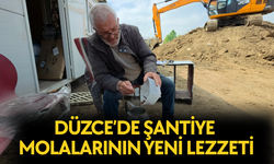 İŞÇİLER, FINDIK KABUĞUNDAN HAZIRLADIKLARI ÇAYLA YORGUNLUK ATIYOR