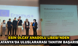 DÜZCELİ ÖĞRENCİLERDEN GURURLANDIRAN SUNUM