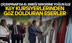 AKÇAKOCA’DA KURSİYERLERİN EL EMEĞİ ESERLERİ SERGİLENDİ