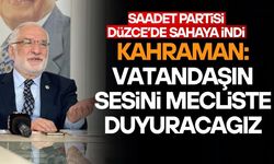 MİLLETVEKİLİ KAHRAMAN DÜZCE’DE GÜNDEMİ DEĞERLENDİRDİ