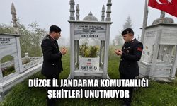 JANDARMA ŞEHİT ÖZATA KABRİ BAŞINDA ANILDI