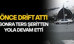 DÜZCE’DE TRAFİK GÜVENLİĞİNİ TEHLİKEYE DÜŞÜREN MAGANDA KAMERADA