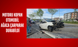 D-655’TEKİ KAZADA SÜRÜCÜ HAFİF YARALANDI