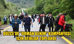 ORMAN YANGINI RİSKİ OLUŞTURAN ATIKLARI TOPLADILAR