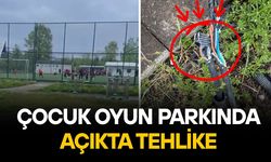 BOŞTA BIRAKILAN ELEKTRİK KABLOLARI VATANDAŞLARI TEDİRGİN EDİYOR