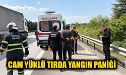 TIR SÜRÜCÜSÜ HASTANEYE KALDIRILDI