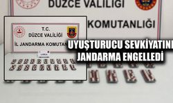 DÜZCE'DE PİYASAYA UYUŞTURUCU SÜRECEKLERDİ