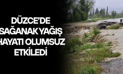 KONURALP’TE HIRÇIN SULARA DAYANAMAYAN KÖPRÜ YIKILDI