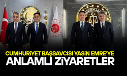 CUMHURİYET BAŞSAVCISI YASİN EMRE’Yİ VALİ YAVUZ VE VALİ AYDIN ZİYARET ETTİ