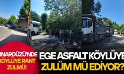 KÖYLÜLER ASFALT GEREKÇESİYLE YOLU KAPATTI, JANDARMA YATIŞTIRDI
