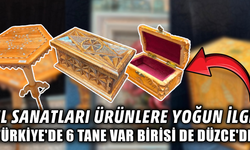 DÜZCE'Yİ EL EMEĞİ ÜRÜNLERLE ANKARA'DA TEMSİL ETTİLER