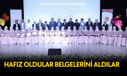 40 HAFIZIN İCAZET MERASİMİ YAPILDI