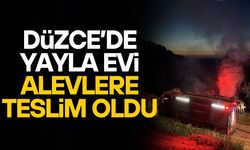 YANIK YAYLASI’NDA YANGIN PANİĞİ