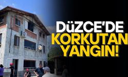 3 KATLI EVİN ÇATI KATINDA ALEVLER YÜKSELDİ