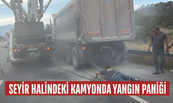BETON POMPASI VE MİKSER SÜRÜCÜLERİ ALEVLERE ZAMANINDA MÜDAHALE ETTİ