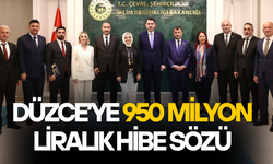 AK PARTİ HEYETİNDEN DÜZCE'YE 950 MİLYON LİRALIK DESTEK HAMLESİ