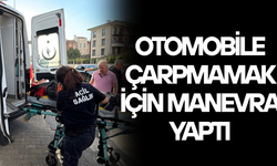 BİSİKLETTEN DÜŞTÜ YARALANDI