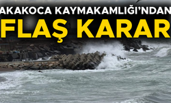 SAHİLLERE KIRMIZI BAYRAK ÇEKİLDİ