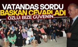 BAŞKAN ÖZLÜ MAHALLE TOPLANTILARINI SANCAKLAR İLE SÜRDÜRDÜ