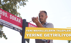 KİRAZLI MAHALLESİNDE SOKAK TABELALARI YERLEŞTİRİLDİ