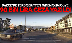 EMNİYET GÖRÜNTÜLERİ İNCELEDİ, SÜRÜCÜYE CEZA YAZILDI