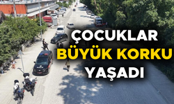 TATBİKATTAN KORKAN ÇOCUKLARA POLİS ŞEFKATİ