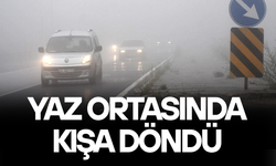 BOLU DAĞIN’DA SİS VE YAĞMUR ULAŞIMI OLUMSUZ ETKİLEDİ
