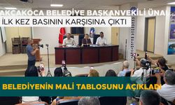 BELEDİYENİN MALİ TABLOSUNU AÇIKLADI
