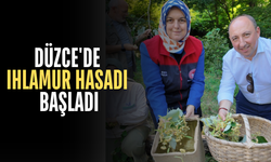GÜVEN KÖYÜ'NDE ÜRETİCİLER YENİ SEZONUN İLK HASADINI YAPTI