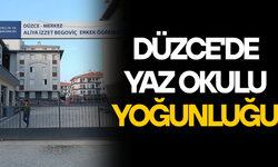 DÜZCE'DE YAZ OKULU YOĞUNLUĞU