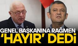 TALİH ÖZCAN, TERÖRSÜZ TÜRKİYE YASASINA "HAYIR" OYU VERDİ