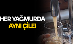 BAHÇEKÖY’DE MUSLUKLARDAN ÇAMURLU SU AKIYOR