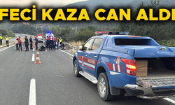 İKİ OTOMOBİLİN ÇARPIŞMASI SONUCU 1 KİŞİ ÖLDÜ, 2 KİŞİ AĞIR YARALANDI