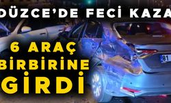ZİNCİRLEME KAZADA BİR KİŞİ YARALANDI