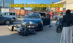 MOTOSİKLET SÜRÜCÜSÜ YARALANDI