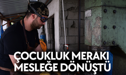 DÜZCE'DE GELENEKSEL BIÇAKÇILIĞI YAŞATIYOR