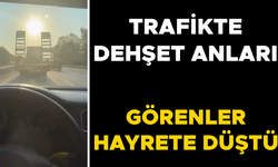 140 KİLOMETRE HİZLA GİDEN TIRI GÖREN DİĞER SÜRÜCÜLER TEHLİKEDEN KAÇTI