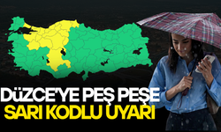 SAĞANAK YAĞIŞ DÜZCE'DE ETKİSİNİ SÜRDÜRÜYOR